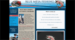 Desktop Screenshot of bluemesafishing.com